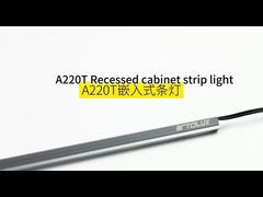 Luce a striscia per armadietto inserito