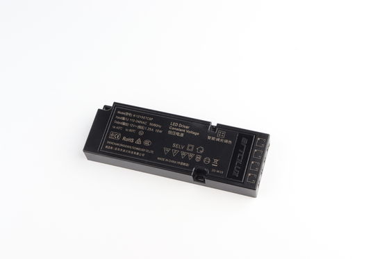 ETSC 15W-12V Ultra-Thin Constant Voltage LED Driver per la regolazione del tempo e del CCT
