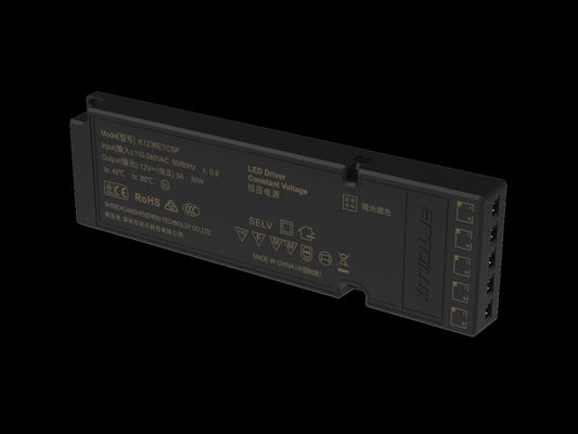 ETSC 36W-12V driver LED a tensione costante ultra-sottile per la tempistica e la sintonizzazione CCT