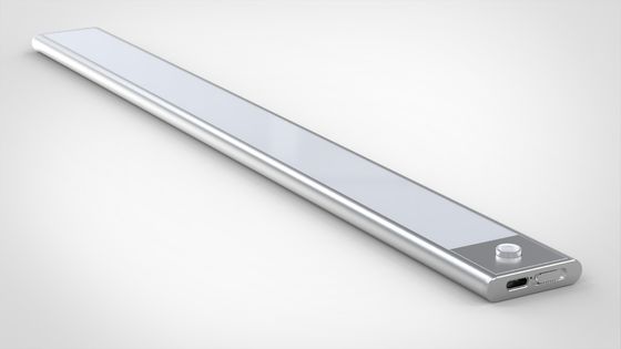 Modello di installazione adesivo di luce a LED per armadi di materiale plastico